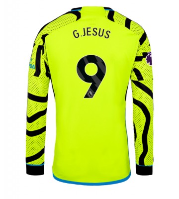 Lacne Muži Futbalové dres Arsenal Gabriel Jesus #9 2023-24 Dlhy Rukáv - Preč
